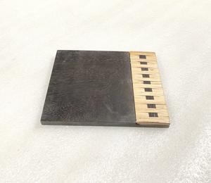 Eco Friendly <b>Black</b> Wood Hand Woven Wicker Cheese <b>Board</b> 10x8 Inch Square Rectangle Dishwasher Safe Home Kitchenware - Product Image 6