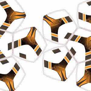 Balón de Fútbol Híbrido Profesional 2026, Nuevo, de Alta Calidad, Venta Directa de Fábrica, Personalizado, Hecho en Pakistán, para Entrenamiento - Product Image 3