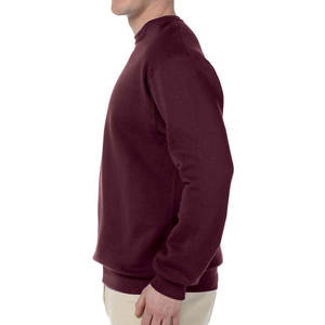 เสื้อสเวตเตอร์คอกลมผ้าคอตตอนสีทึบสำหรับผู้ชายเสื้อสเวตเชิ้ต100% ฤดูหนาวสไตล์ลำลอง - Product Image 3