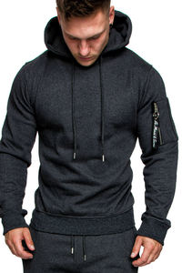 Hommes unisexe sweats à capuche 100% coton épais polaire poids lourd surdimensionné respirant séchage rapide hiver broderie personnalisée - Product Image 2