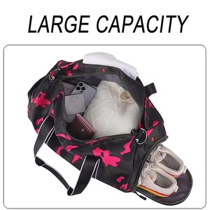 Durable 22L pequeña bolsa de gimnasio de viaje nocturno con bolsillos de accesorios de compartimento hombres mujeres deportes y bolsa de ropa de fútbol para hombres mujeres - Product Image 2