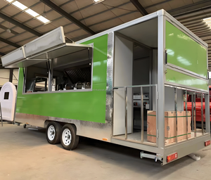 Cuisine de camping portable avec cuisinière et évier pliables, remorque de cuisine tout-terrain pour food truck, camping et pique-nique en plein air - Product Image 1