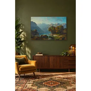 Impression sur toile Fida Alexandre Calame Lac Genève et Alpes - Product Image 2