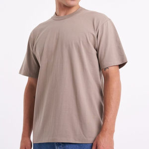 Vente en gros BoxyT-shirt personnalisé marque 100% coton de haute qualité 250 Gsm T-Shirt pour hommes coupe ample imprimé avec logo personnalisé-OEM Service - Product Image 1