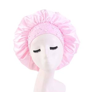 ZOB Femmes filles Bonnet tendance perles soie abordable confortable décontracté respirant Doux Double Designer décent Cheveux Cap - Product Image 6