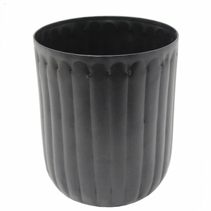 Florero decorativo de hierro de nuevo diseño, maceta con acabado negro antiguo para decoración de mesa de hogar y oficina hecha a mano a granel - Product Image 2