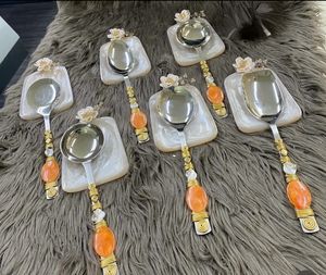 Ensembles de cuillères de service à couverts magnifiquement conçus pour les dîners et les fêtes - Product Image 1