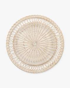 Round Rattan Placemat Suitable For <b>Plates</b> Bowls Cups And Everyday Home Dining Table Use - Product Image 2