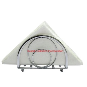 Servilletero de Metal negro moderno con Base de madera Natural para mesa de comedor y cocina elegante estante dispensador de pañuelos para el hogar - Product Image 2