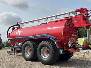 Red Powder Material Tank Trailer 3 Axles Steel Bulk <b>Cement</b> Silo Semi Trailer Farm Transport - Product Image 5