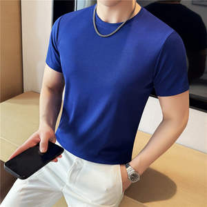 Camiseta de Algodón Grueso para Hombre, 220 g/m², Corte Holgado, Color Sólido, Logotipo Personalizado, OEM, Venta al Por Mayor - Product Image 6