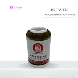 Hilo de coser de poliéster 100/2 de alta calidad, duradero, de alta tenacidad, hilado teñido, técnicas de bordado, acolchado, cubierta fuerte - Product Image 1