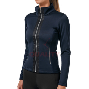 Abrigo de equitación Ecuestre para mujer, impermeable, transpirable y elástico, elegante chaqueta de equitación adecuada para todo tipo de clima - Product Image 1