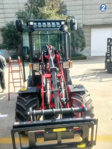 W1160C Mini chargeuse sur pneus diesel Approvisionnement d'usine Capacité de 1800kg Équipement de machines agricoles en vente - Product Image 2