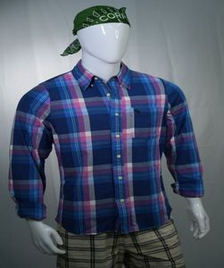Camisa de franela informal de manga larga para hombre hecha a medida suave 100% algodón cuello alto nuevo logotipo estampado artículo promocional económico - Product Image 6