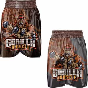 Short MMA pour hommes de haute qualité avec impression de logo personnalisé Short d'entraînement en gros Short de grappin extensible - Product Image 3