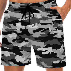 Wholesale Men's Casual <b>Board</b> <b>Shorts</b> 100% Cotton Mid Waist Eco-Friendly Windproof Quick Dry Custom Design Beach <b>Swimming</b> <b>Trunks</b> - Product Image 1