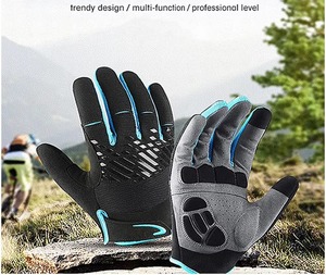 Deportes bicicleta de montaña bicicleta ciclismo guantes antideslizantes hombres mujeres transpirable bicicleta guantes diseño personalizado sin dedos al aire libre verano - Product Image 5
