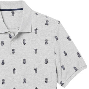 เสื้อเชิ้ตแขนสั้นผู้ชายผ้าคอตตอนทั่วไปมีกระเป๋าพิมพ์ลายแฟชั่นป้องกันรอยยับ - Product Image 6