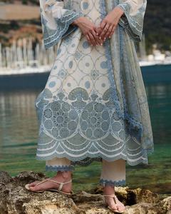 AJM Trade House 5571 Designer ethnique pakistanais femmes Salwar costumes soie formelle et Georgette lourde pour les fêtes - Product Image 5