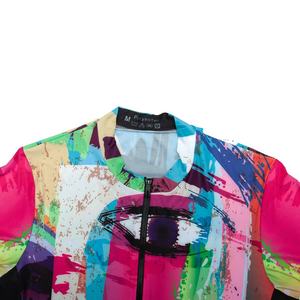 Maillot de Ciclismo Corto para Hombre, Sublimado, Cortavientos |   Uniforme Profesional de Equipo, Elástico en Cuatro Direcciones, Poliéster y Spandex, Cierre Trasero con Cremallera - Product Image 4