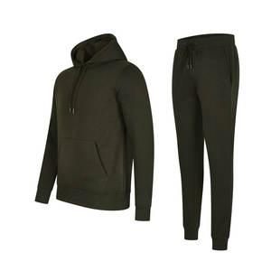 Chándal de entrenamiento de dos piezas para hombre, cintura flexible y cordón ajustable, ideal para deporte o tiempo de entrenamiento - Product Image 3