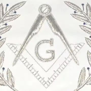 Durable Masonic badge patches with premium threadwork and <b>pin</b> backing, ideal for stylish fashion and rugged outdoor use - Product Image 2