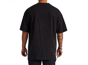 เสื้อยืดออกกำลังกายผ้าฝ้าย100% ปรับแต่งได้2024ออกแบบได้เองเสื้อยืดยาว GSM ขนาดใหญ่ใส่สบายสำหรับผู้ชาย3D เย็นแห้งระบายอากาศได้ดี - Product Image 4