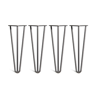 40cm High Steel Hairpin <b>Legs</b> <b>for</b> Chairs Furniture Hospitals Dining Kitchen Cabinets <b>Sofas</b> - Product Image 3