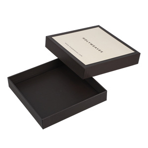 Boîtes en papier kraft biodégradable écologique personnalisé emballage en carton pliable pour l'expédition de vêtements éponge de stratification mate - Product Image 3