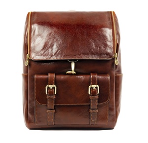 กระเป๋าเป้สะพายหลังหนังแท้สำหรับผู้ชาย LBK-0093กระเป๋าเป้ใส่แล็ปท็อปขนาด15นิ้วแบบพกพาออกแบบอย่างมีสไตล์และใส่ใจ - Product Image 1