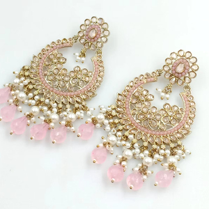 Traditional and <b>Fashionable</b> Latest Designer Indian Wholesale Jewelry of Jhumka Kundan <b>Earring</b> for Women Stylish <b>Earring</b> Jewlery - Product Image 1