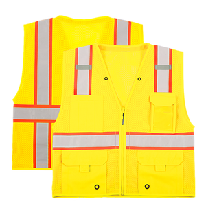 Gilet de sécurité confortable et moderne, pas cher, Design personnalisé, gilet réfléchissant haute visibilité - Product Image 5