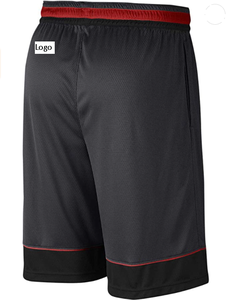 Pantalones cortos de baloncesto para hombre, 11 pulgadas, holgados, cintura elástica, con cordón interno bordado - Product Image 2