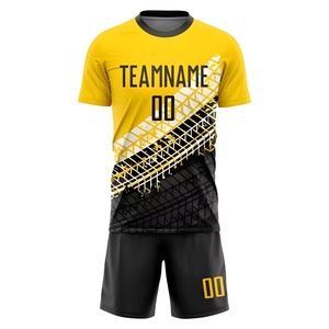 Camiseta de Fútbol Unisex Transpirable para Adultos, 100% Poliéster, 180g, Secado Rápido, Cuello Redondo, Personalizable con Sublimación, Nombre del Equipo, Números, Ecológica - Product Image 1