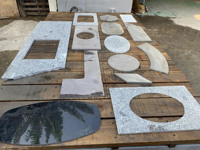 Machine de découpe de pierre CNC à 85 degrés pour dalles de marbre et de granit, puissance 18,5 kW, épaisseur maximale 180 mm