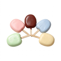 Jouets Squishy à Succès : Sucettes Glacées Croustillantes, Crème Glacée Squishy – Design Populaire, Jouet Alimentaire Réaliste, Matériaux de Qualité