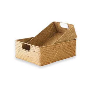 Sedge Seagrass Eco-Friendly Storage <b>Baskets</b> Kids Toys Organizer for <b>Nursery</b> Kitchen Home Use Wholesale <b>Laundry</b> <b>Basket</b> - Product Image 1