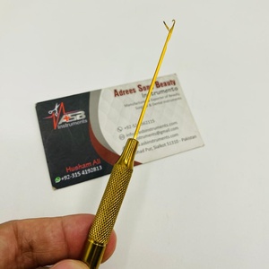 Bucle de tracción de acero sostenible chapado en oro profesional para herramientas de extensión de cabello de aguja de gancho de extensión de Punta I - Product Image 4