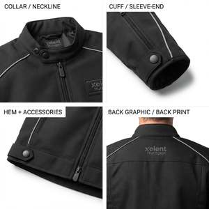 Blouson de moto personnalisé en textile Cordura 600D, imperméable, équipement de motard Heritage, pour hommes, logo personnalisé OEM - Product Image 4