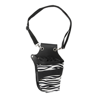 Ceinture utilitaire professionnelle de coiffeur avec étui de coiffeur en cuir pour ciseaux tondeuses et peignes organisateur outils de coiffeur