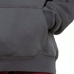 Sweat-shirt à capuche oversize pour femme, très demandé, streetwear, tissu en molleton épais en coton, manches longues, pull-over, chaud et confortable - Product Image 6