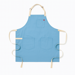 Kitchen Use Sleeveless Bib <b>Apron</b> Custom Water Repellent Cross Back Heavy Duty Adjustable Large <b>Pockets</b> Cotton Canvas Fashionable - Product Image 2