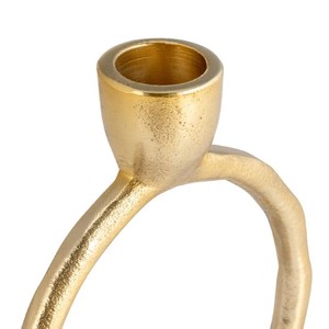 เชิงเทียนโลหะสีทองทำด้วยมือนวัตกรรมแบบมินิมอลสำหรับตกแต่งบ้านโต๊ะปาร์ตี้งานแต่งงาน - Product Image 5