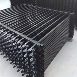 Valla Metálica Personalizada de Primera Calidad, Diseño Tubular, Protección Antiescalada, Listones Horizontales, Barrera de Seguridad Ornamental, Rejas - Product Image 3