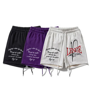 Pantalones Cortos Deportivos Personalizados 2026 de Felpa Francesa 100% Algodón para Hombre, Secado Rápido, Transpirables, Ecológicos, Bordados, Estilo Urbano, con Bolsillo - Product Image 5