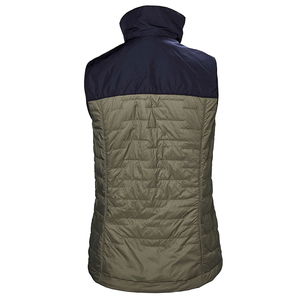 Venta al por mayor sin mangas invierno Puffer chaleco cremallera con logotipo personalizado diseño a prueba de viento Puffer chalecos para mujeres chalecos ecuestres - Product Image 2