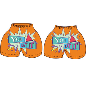 Short de Yoga pour femme, nouveau Design d'été, grande taille, short de dessin animé - Product Image 1
