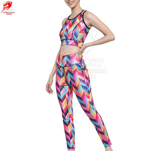 Durable Compression Fit Yoga Set For Intensive Training Tummy <b>Control</b> <b>Leggings</b> Solid Color Fitness Set - Product Image 3
