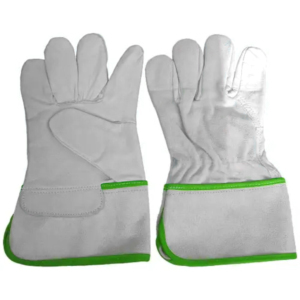 Guante de seguridad de cuero vacuno de alta calidad, transpirable, duradero, liso, con grano de piel, resistente, suave y cómodo, tipo Canadian Rigger - Product Image 5